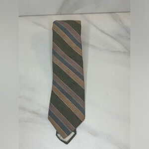 Vintage Paco Rabanne multicolored striped cotton necktie